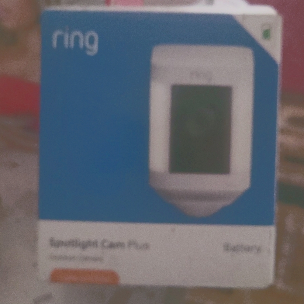 Ring doorbell camera.